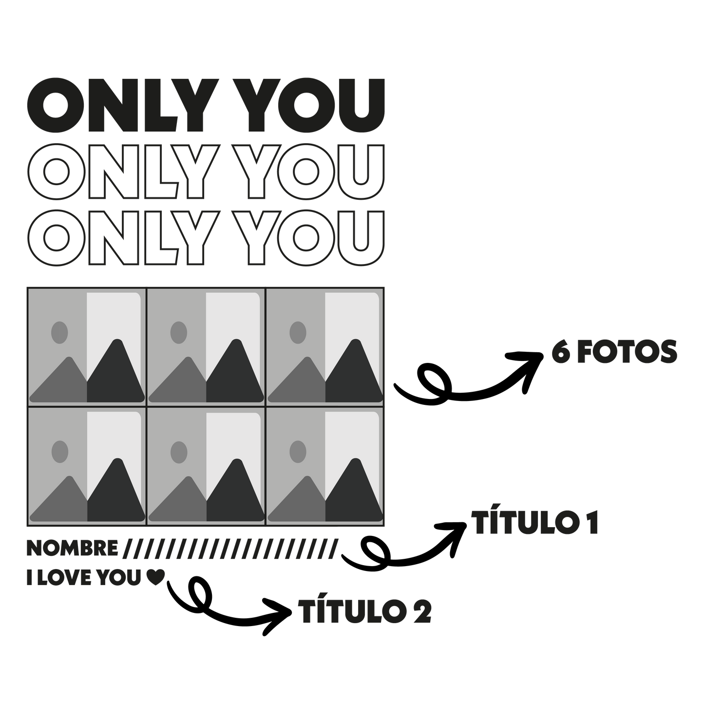 Camiseta - Only you