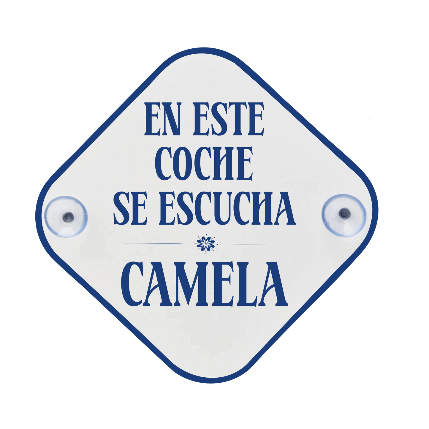Placa coche - Camela