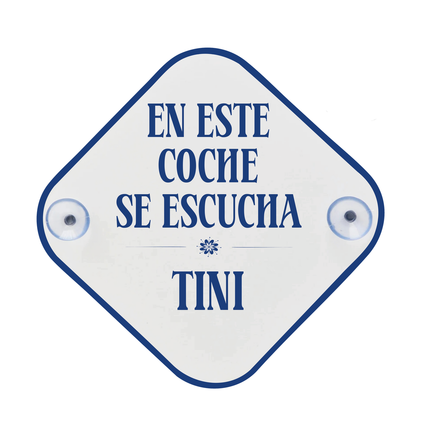 Placa coche - Tini