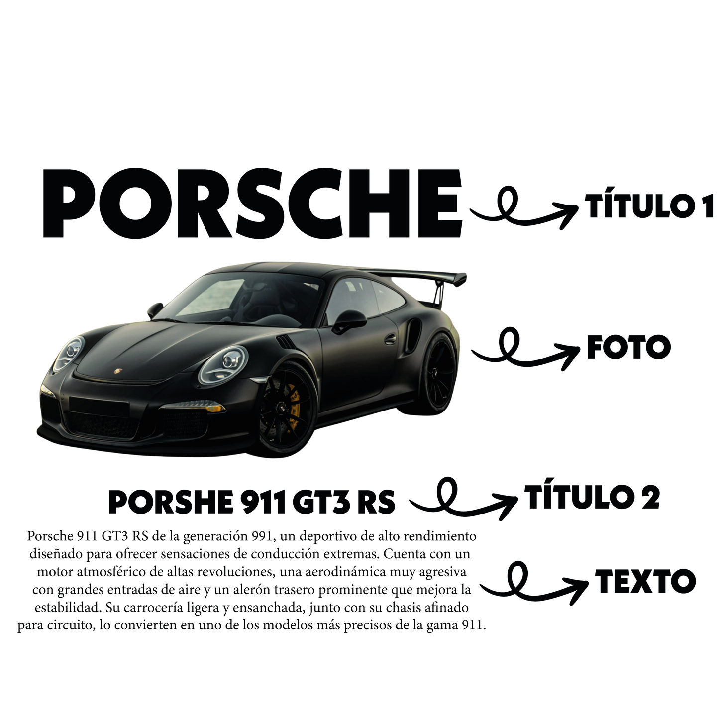 Camiseta - Coche personalizado
