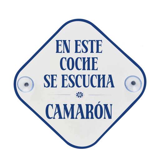 Placa coche - Camarón