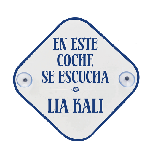 Placa coche - Lia kali