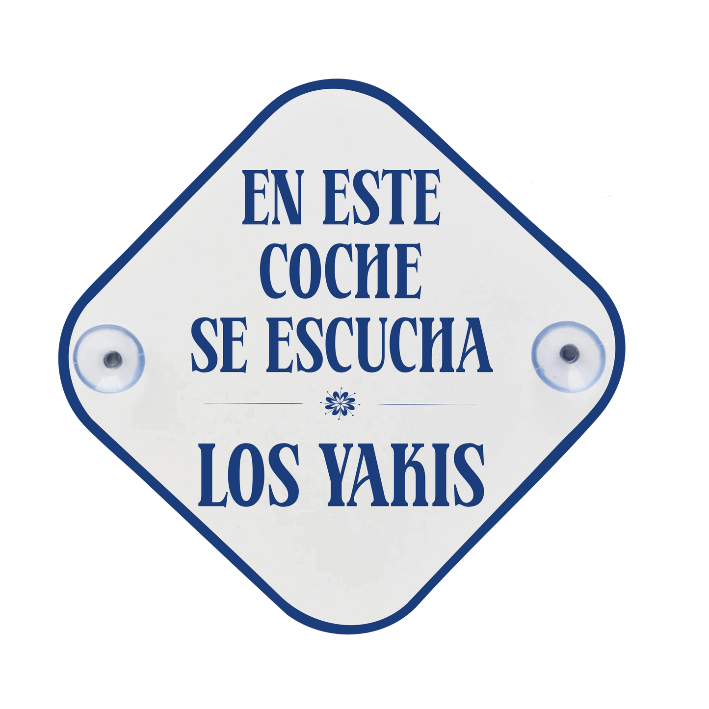 Placa coche - Los yakis