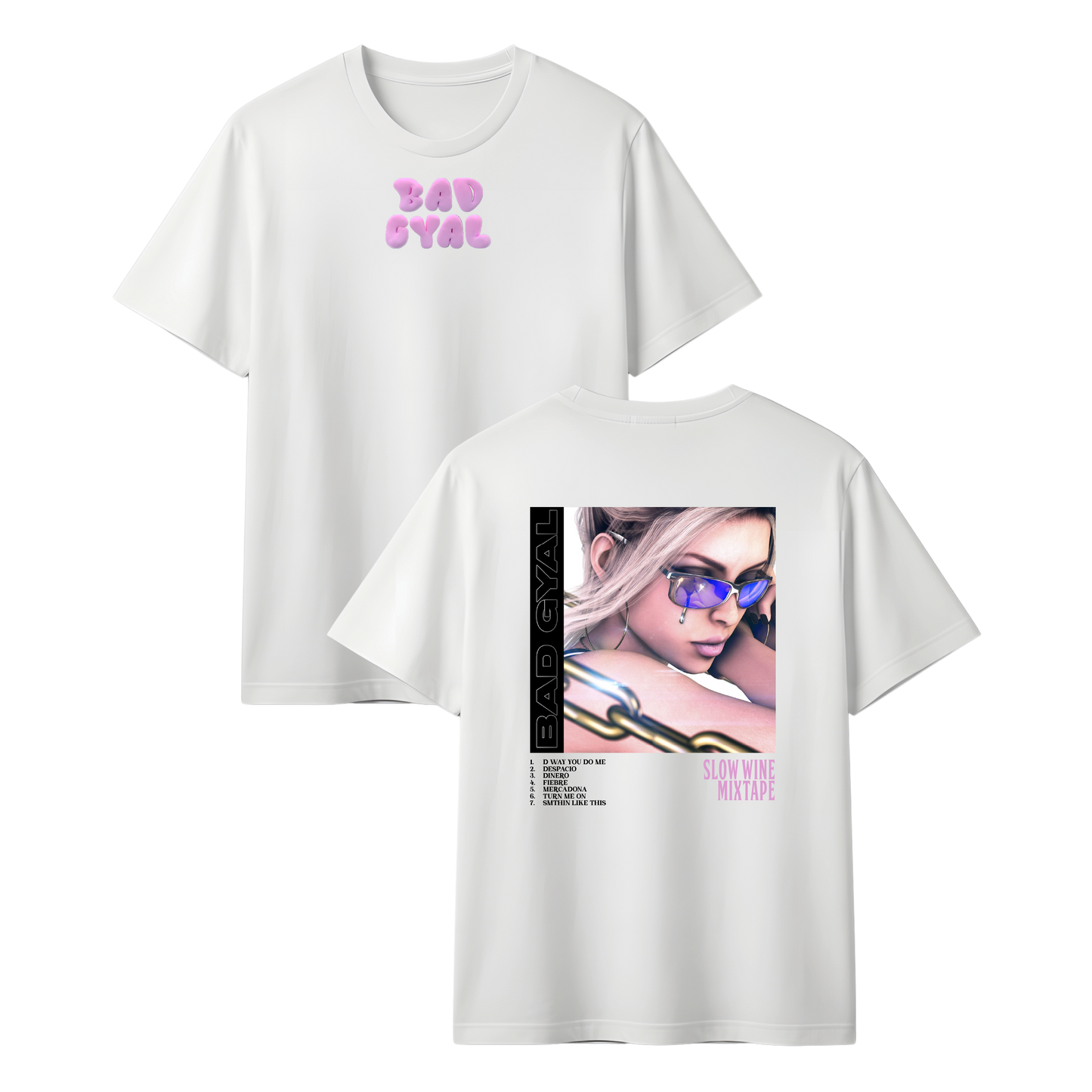 Camiseta - Bad gyal slow wine mixtape