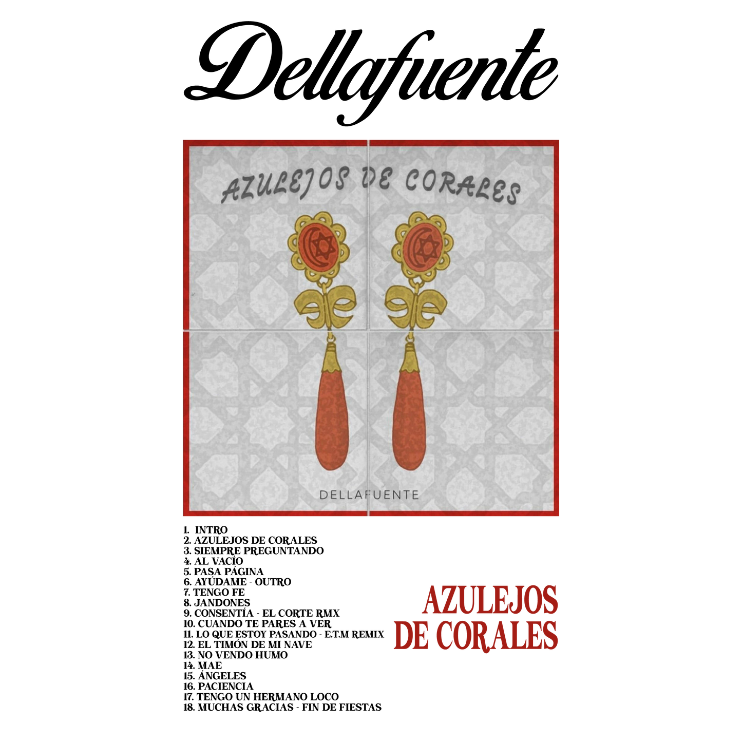 Camiseta - Dellafuente azulejos de corales